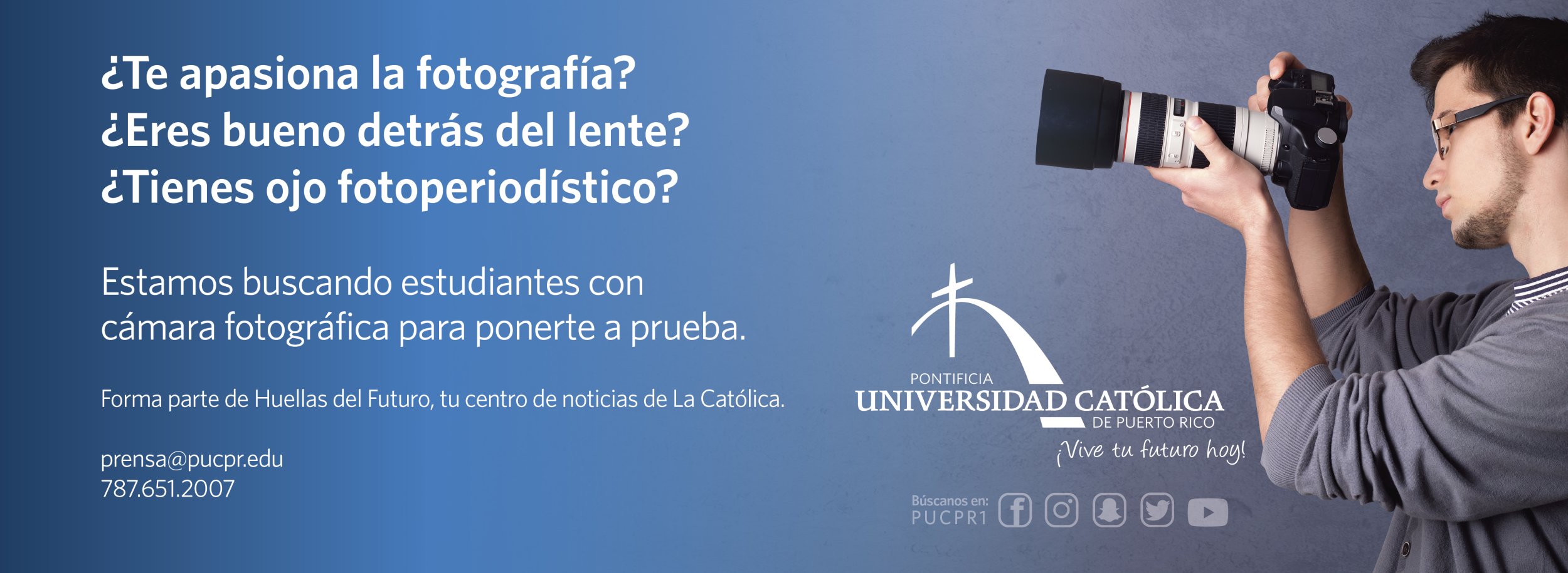 ¿Te gusta la redacción noticiosa y el fotoperiodismo?