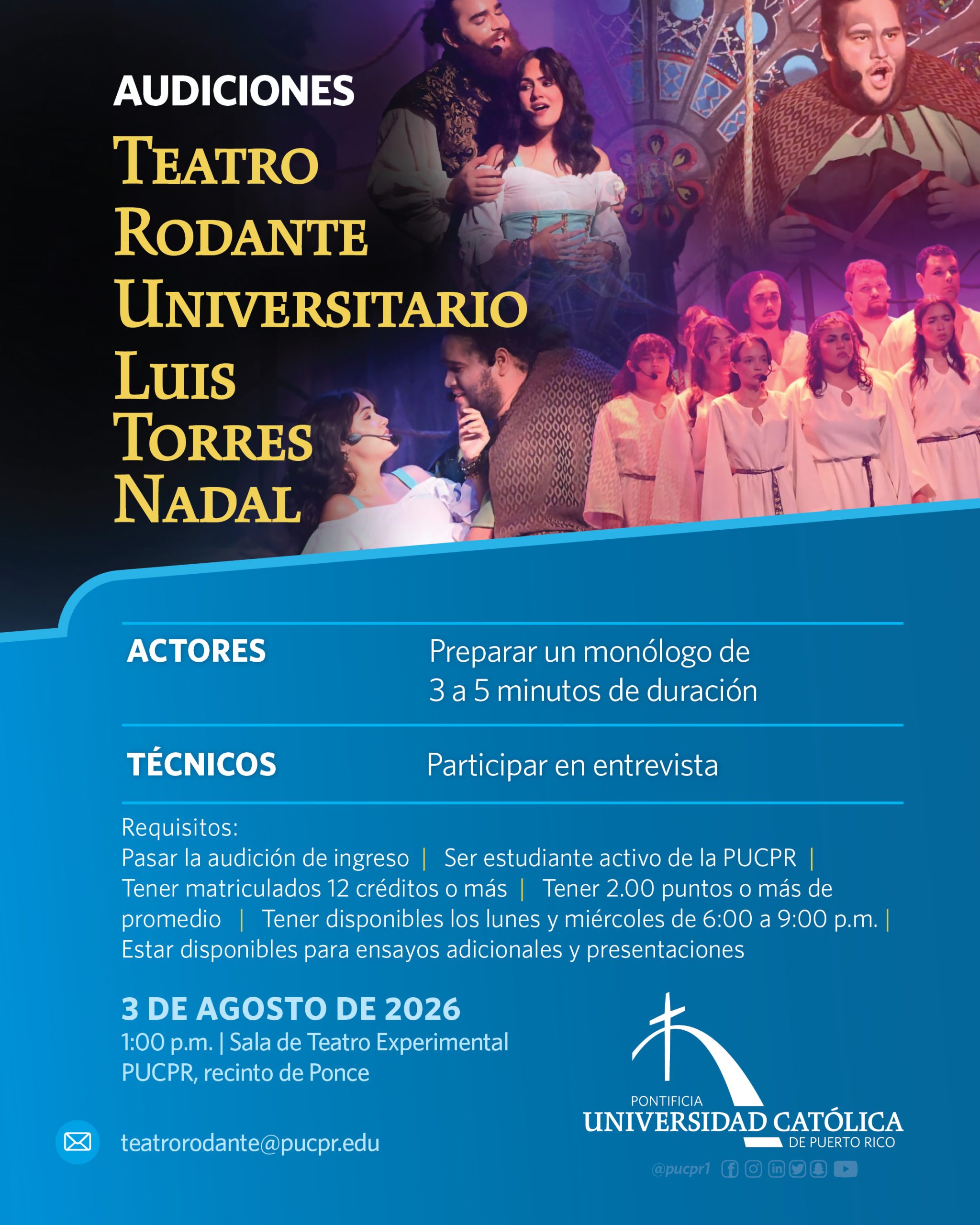Brilla sobre las tablas